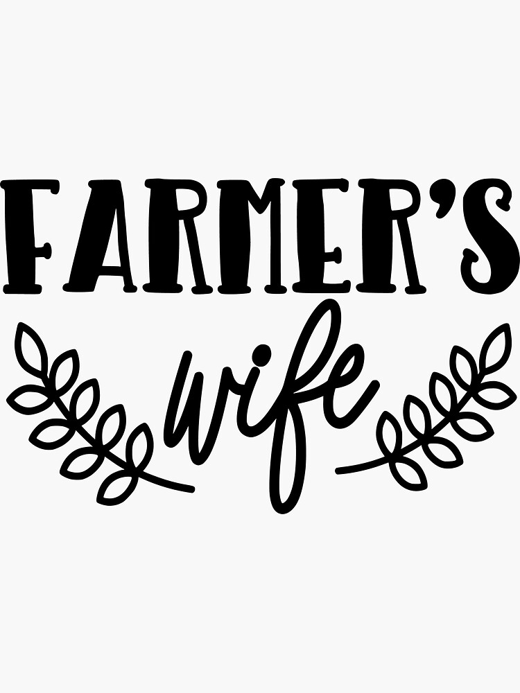 "Funny Farm Cute Farmer's Wife Country Girl Farmer Ladies Gift Farming