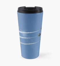 Air show, #AirShow #sky #plane #aircraft #airplane #air #flight #fly #flying #jet #aviation #blue #military #planes #travel #helicopter #airshow #clouds #transportation #show #aeroplane #squadron Travel Mug