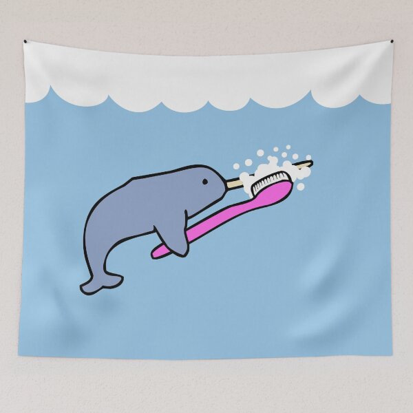 Item preview, Brush Your Teeth! (Narwhal) designed and sold by jezkemp.