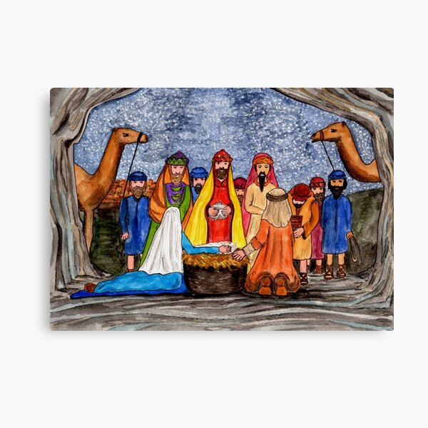 Worship the King Canvas Print