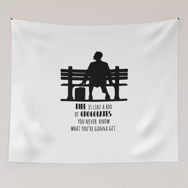 Item preview, Forrest Gump designed and sold by HuckleberryArts.