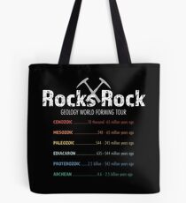 Geologie Rock Konzertreise Tote Bag