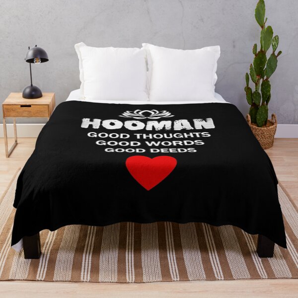 Item preview, Hooman - Good Thoughts, Good Words, Good Deeds - Red Heart designed and sold by 4wordsmovement.
