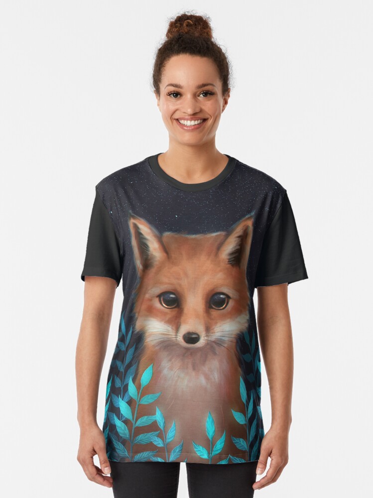Alternate view of Fox Graphic T-Shirt