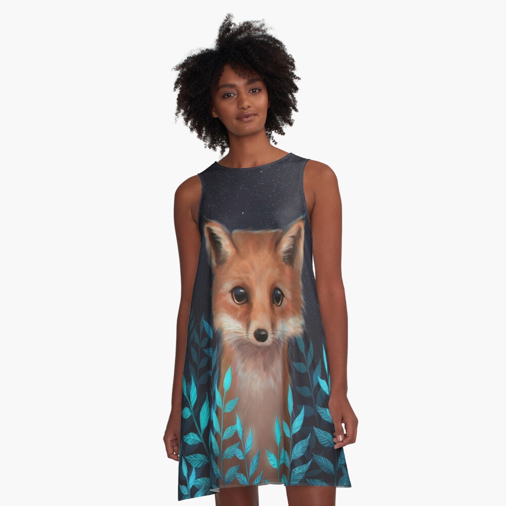 Fox A-Line Dress