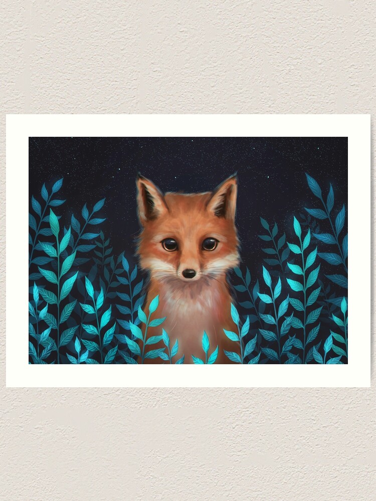 Alternate view of Fox Art Print