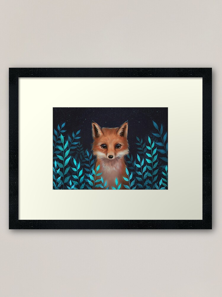 Alternate view of Fox Framed Art Print