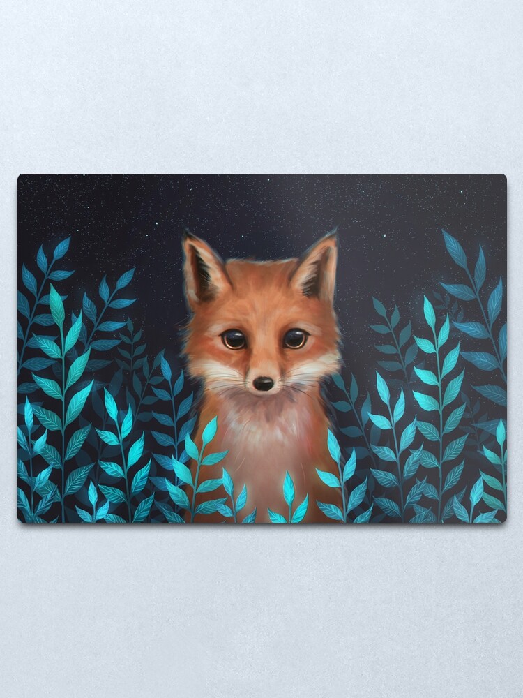 Alternate view of Fox Metal Print