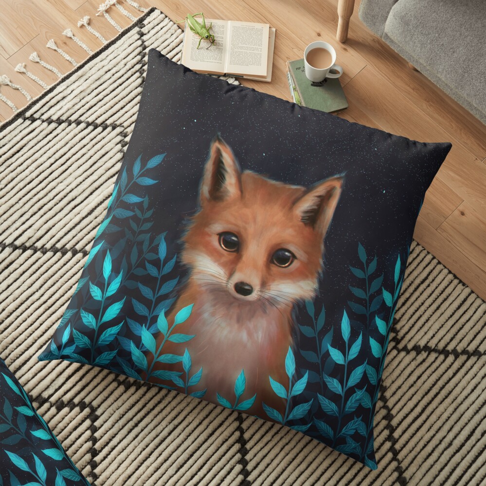 Fox Floor Pillow