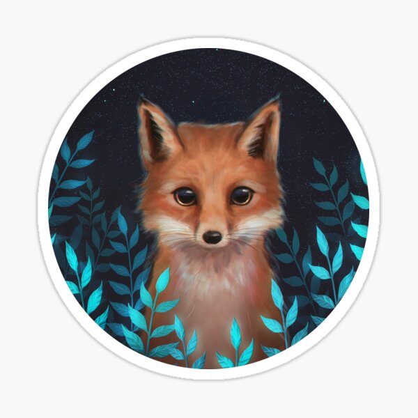 Kawaii Fox Stickers for Sale