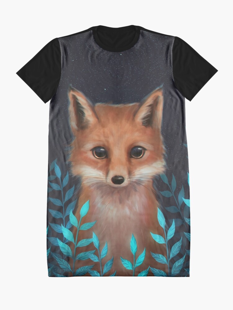 Alternate view of Fox Graphic T-Shirt Dress