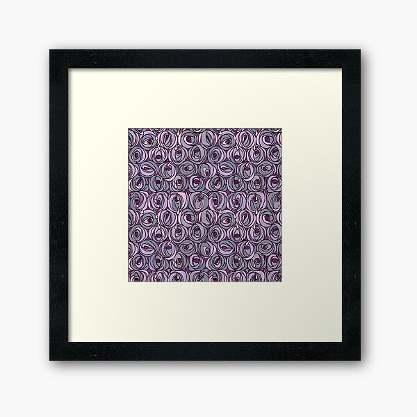 Charles Rennie Mackintosh "Roses and teardrops" edited 10. Framed Art Print