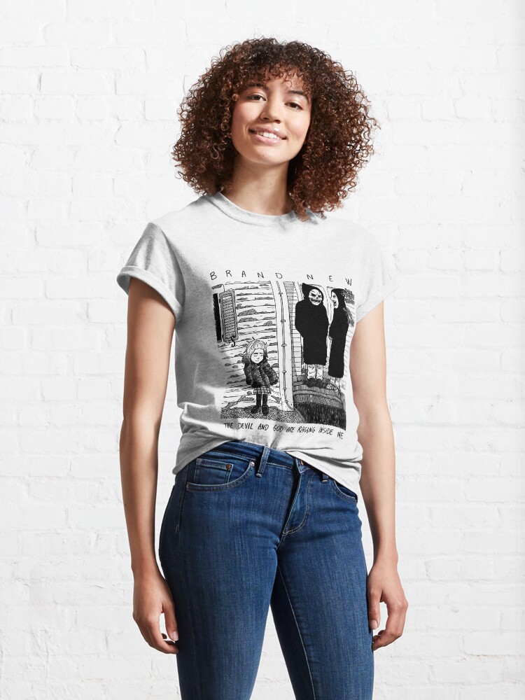 Alternate view of The Devil and God are Raging Inside Me (Black vr.) - Fanartwork Classic T-Shirt