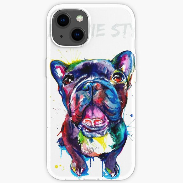 French Bulldog - French Style Artwork iPhone Soft Case