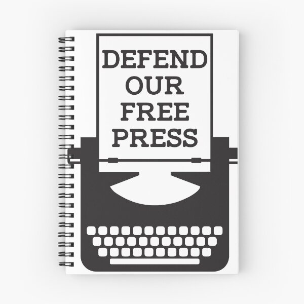 Item preview, DEFEND OUR FREE PRESS designed and sold by freeresistance.