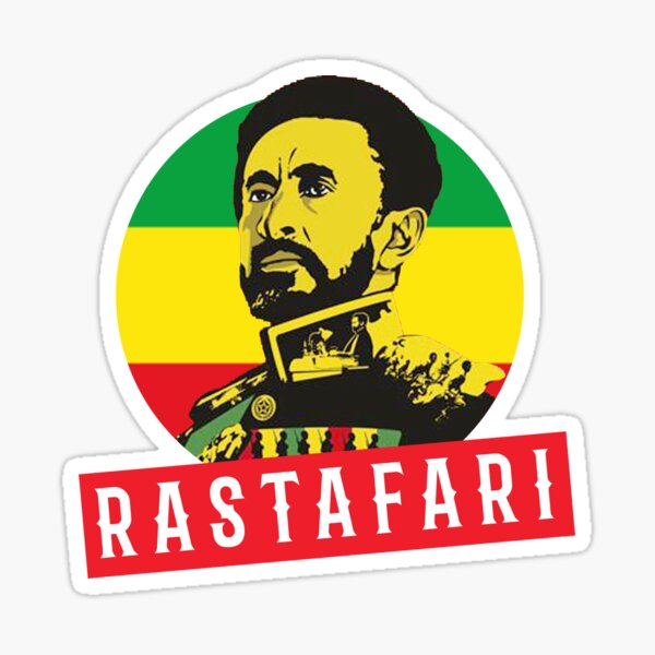 Autocollant sticker voiture rasta reggae lion drapeau ethiopie haile ...