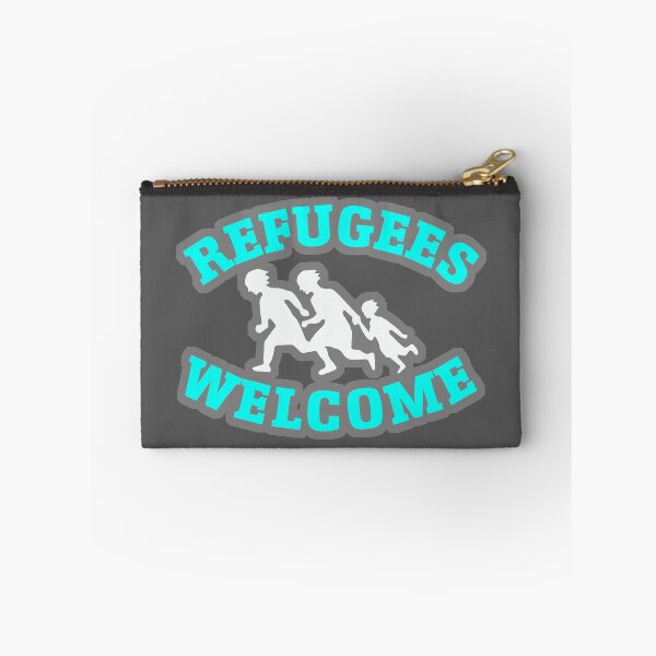 Artikelvorschau, Flüchtlinge willkommen entworfen und verkauft von PromoteProgress.