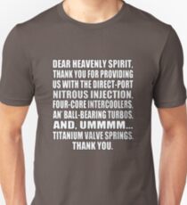 Jesse says grace: car part thanks Unisex T-Shirt