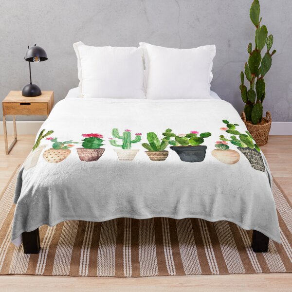 Cactus Throw Blanket