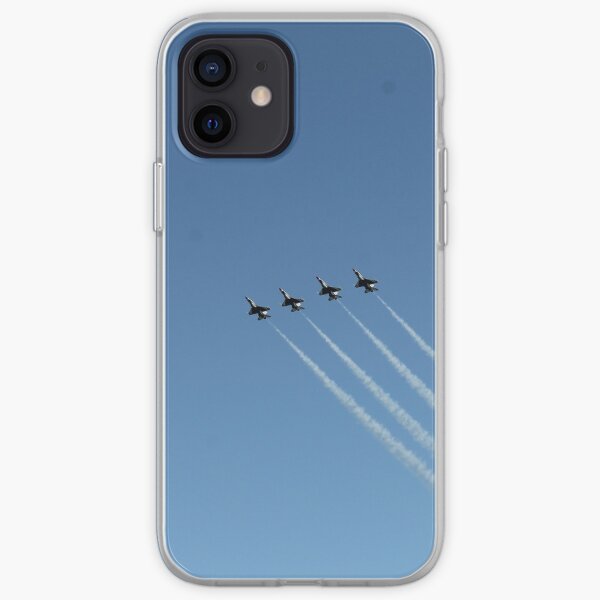 Air show, #AirShow, #sky #airplane #plane #blue #jet #flight #air #flying #aircraft #fly #travel #trail #aeroplane #clouds #white #aviation #cloud #contrail #smoke #glider #transport #high #speed iPhone Soft Case