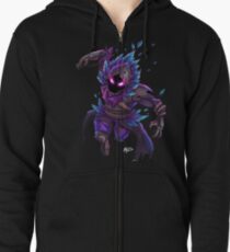 Raven (No BG) Zipped Hoodie