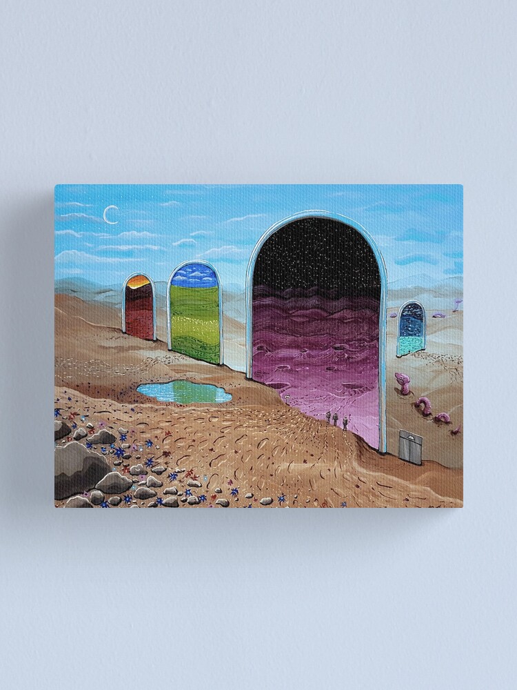 Alternate view of Between Nowhere Canvas Print