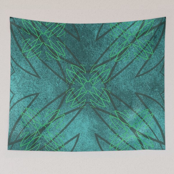 Item preview, Teal Mosiac  designed and sold by neverfaraway.