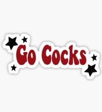 Go Cocks-groovy Sticker