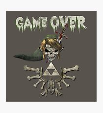 Game Over Link Photographic Print