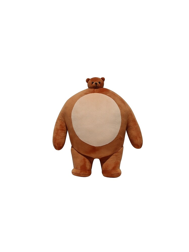 stuffed animal with small head and big body