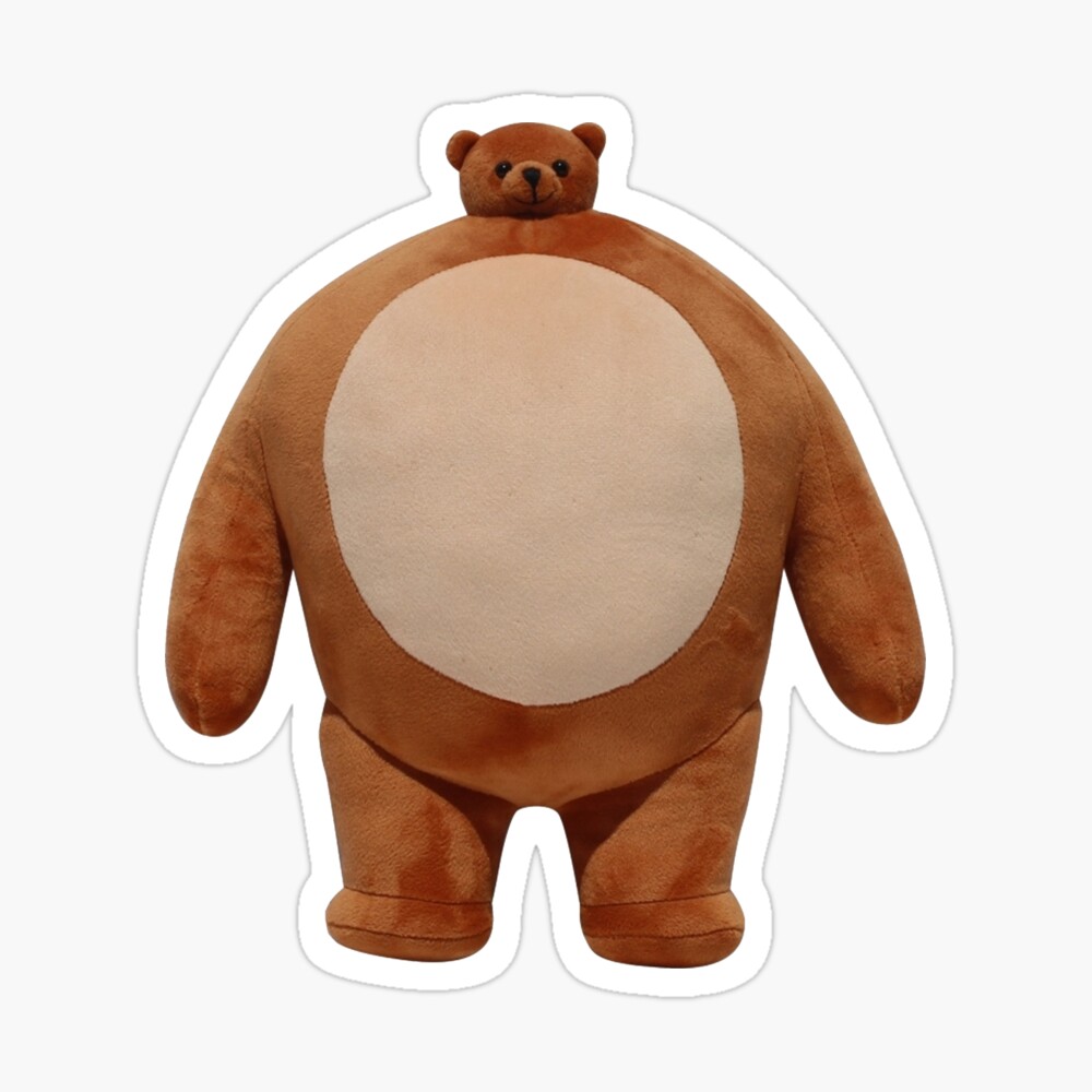 teddy bear with big body and small head