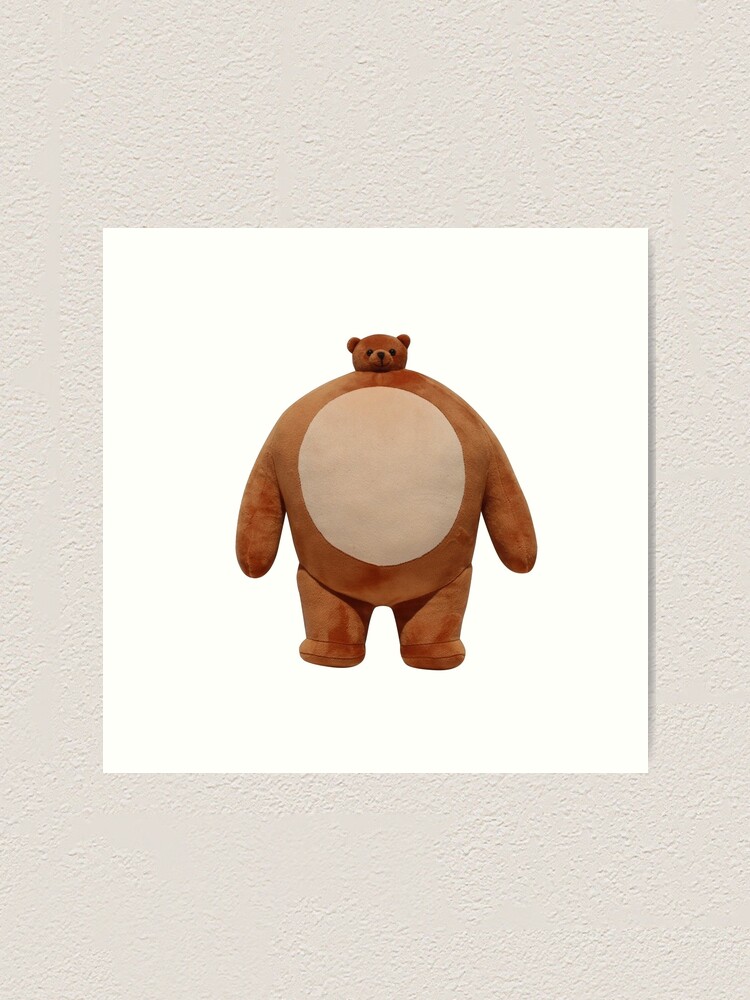 teddy bear with big body and small head