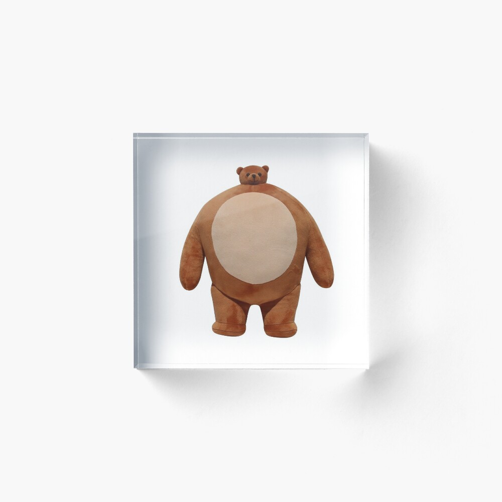 teddy bear with small head and big body