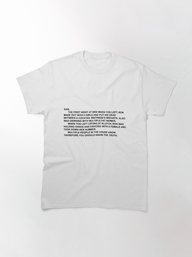 Thumbnail 3 von 7, Classic T-Shirt, DIE NOTIZ designt und verkauft von amandakarram.