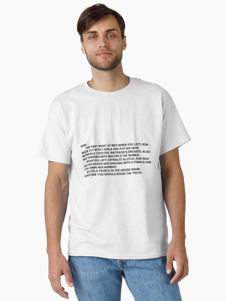 Thumbnail 1 von 7, Classic T-Shirt, DIE NOTIZ designt und verkauft von amandakarram.
