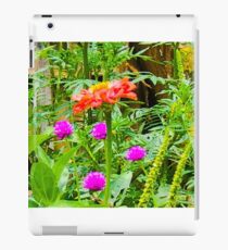 Zinnia and amaranth iPad Case/Skin