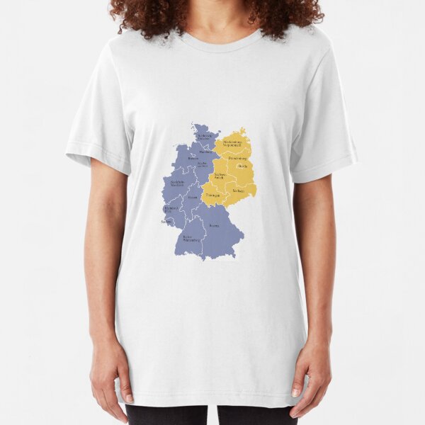 Germany East West Slim Fit T-Shirt
