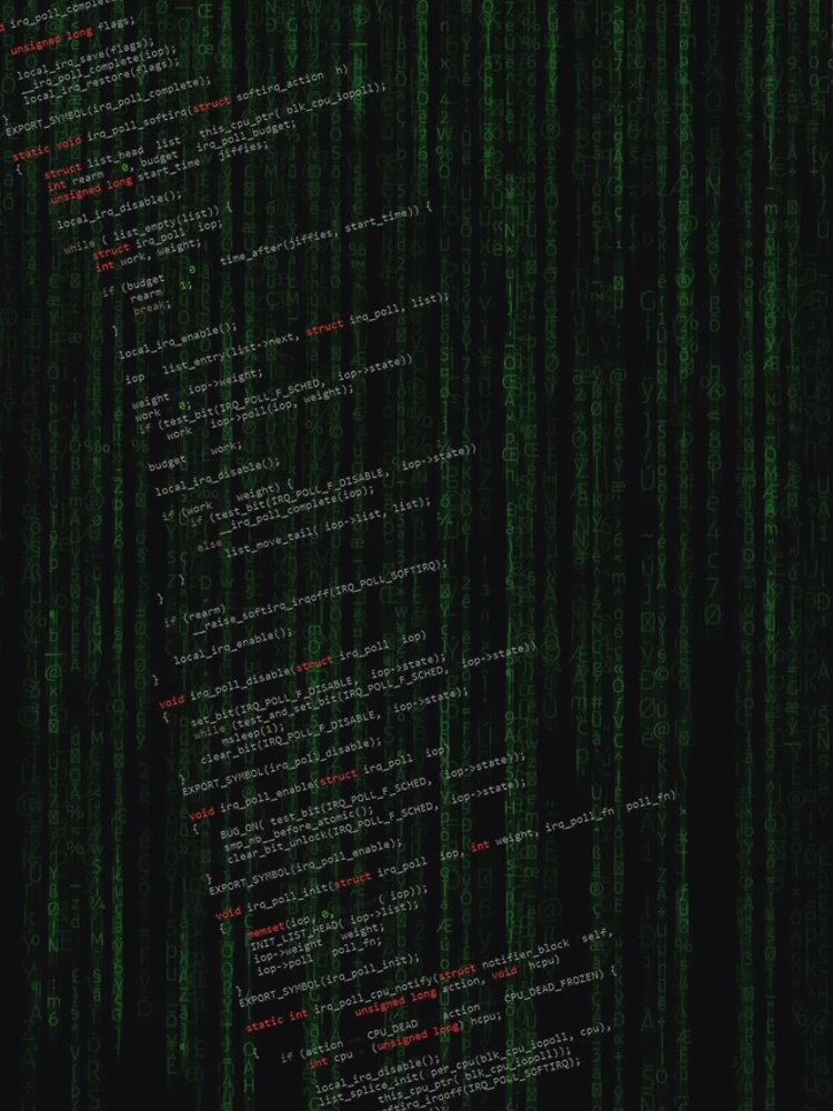 Thumbnail 4 of 4, iPhone Case, Linux kernel code designed and sold by mandelbrotset.