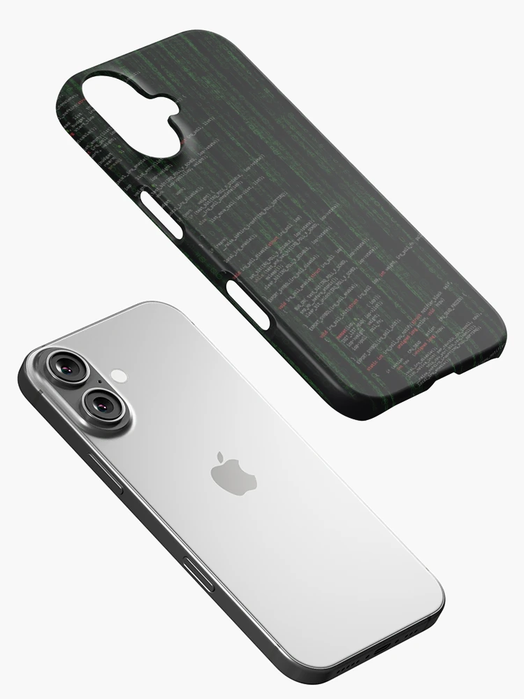 Thumbnail 2 of 4, iPhone Case, Linux kernel code designed and sold by mandelbrotset.