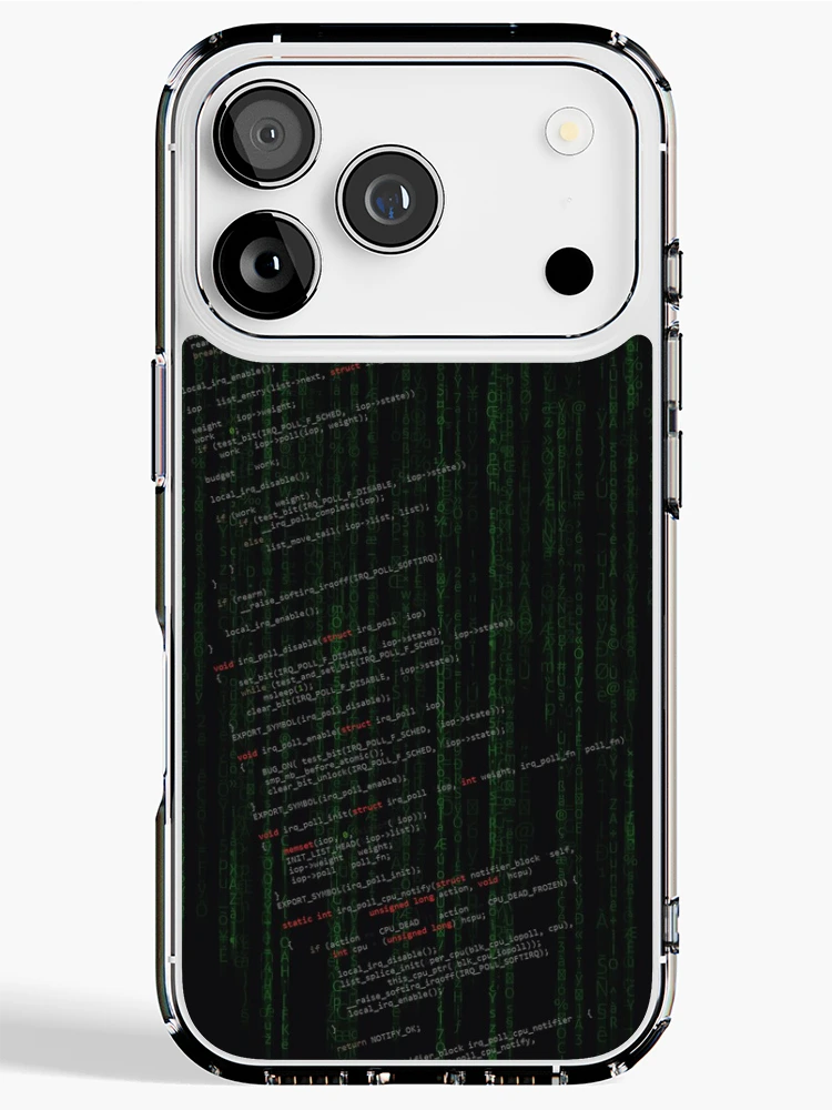 Thumbnail 1 of 5, iPhone Case, Linux kernel code designed and sold by mandelbrotset.