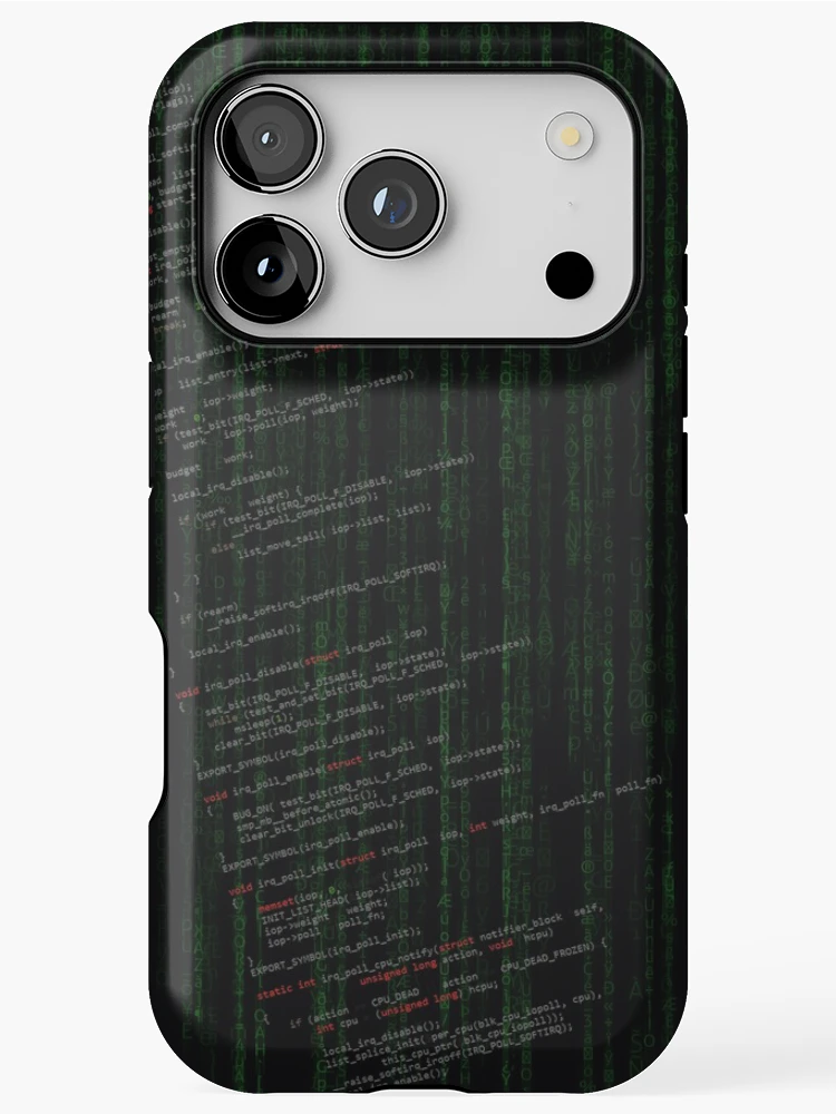Thumbnail 1 of 4, iPhone Case, Linux kernel code designed and sold by mandelbrotset.