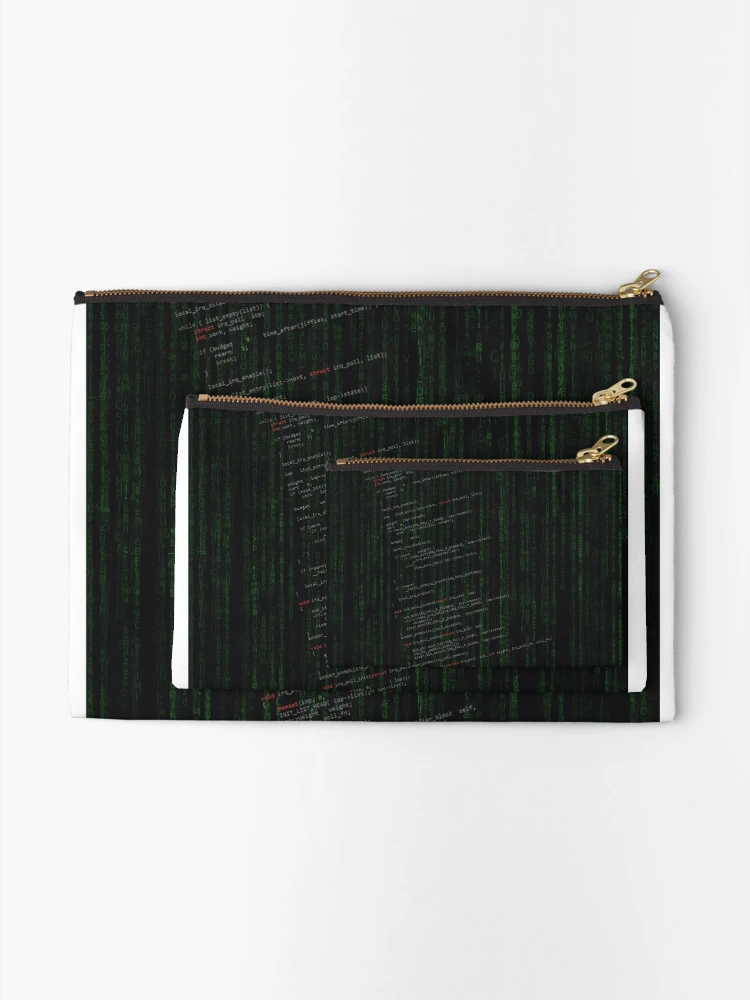 Thumbnail 2 of 4, Zipper Pouch, Linux kernel code designed and sold by mandelbrotset.