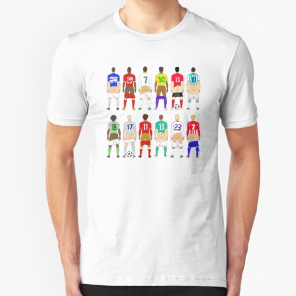 Soccer Butts Slim Fit T-Shirt