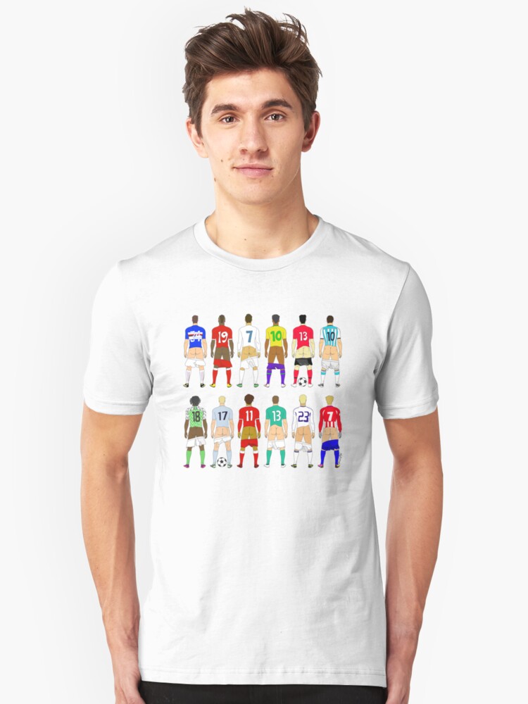 Alternate view of Soccer Butts Slim Fit T-Shirt