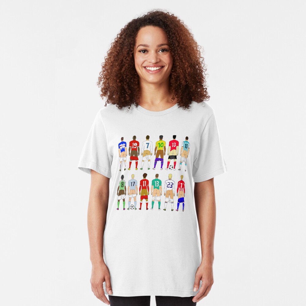 Soccer Butts Slim Fit T-Shirt