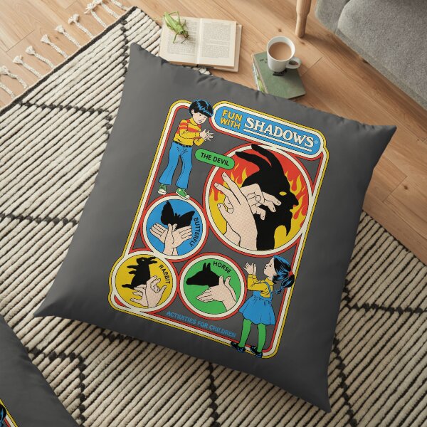 Fun With Shadows Floor Pillow