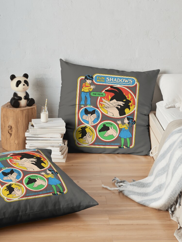 Alternate view of Fun With Shadows Floor Pillow