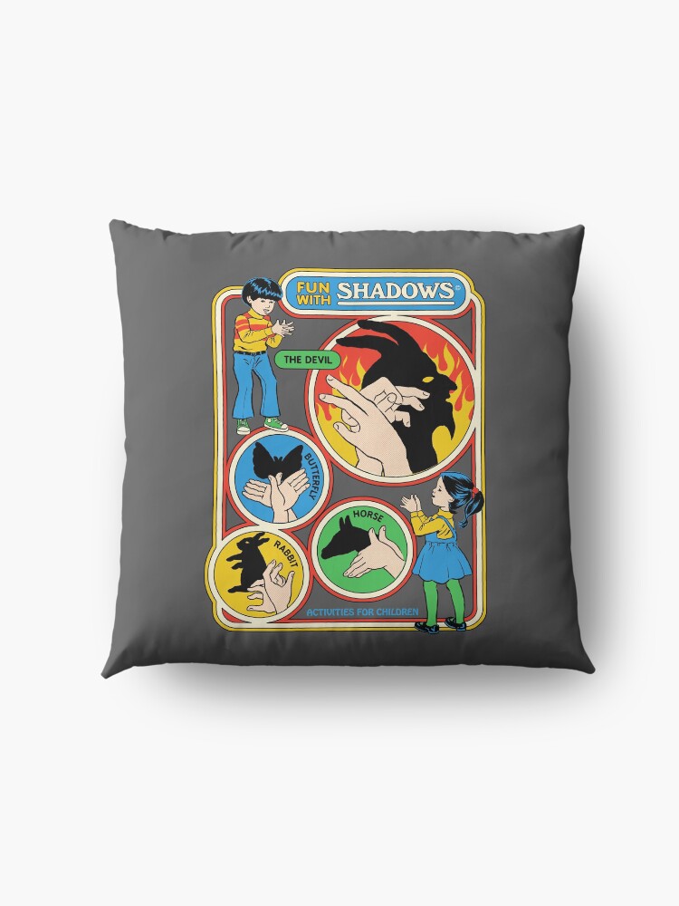 Alternate view of Fun With Shadows Floor Pillow