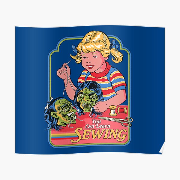 You Can Learn Sewing Poster