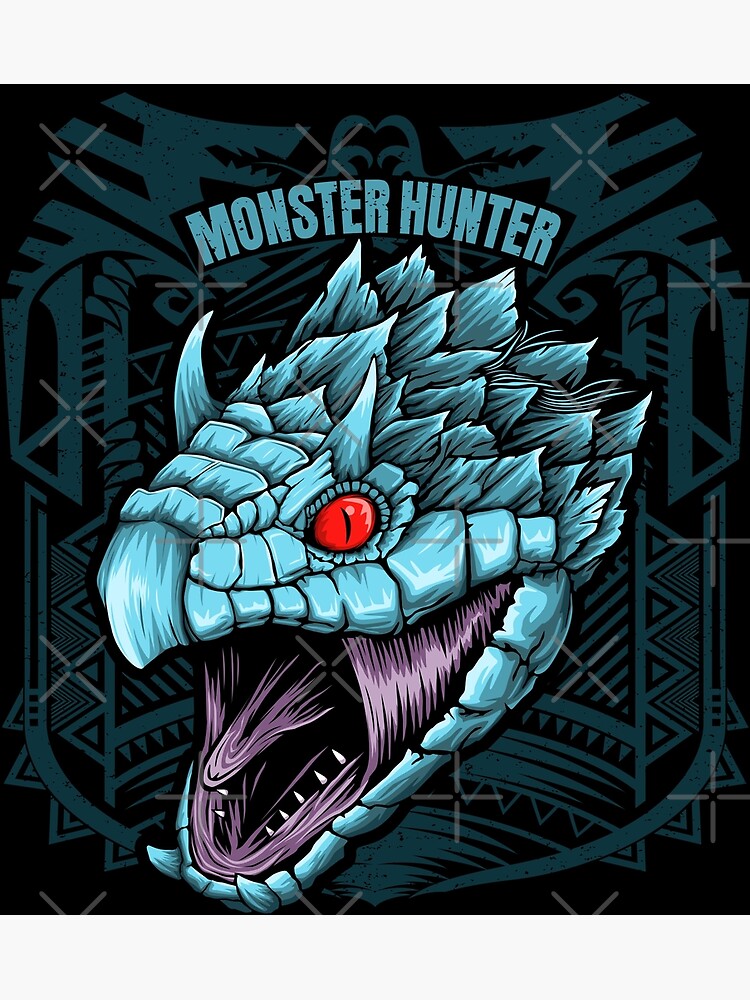 Diablos Monster Hunter Art Board Print for Sale by Dan Dee